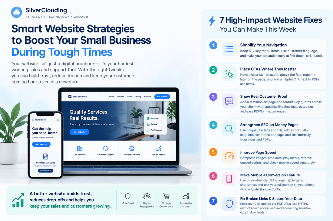 Smart Website Strategies To Boost Your Small Business During Tough Times